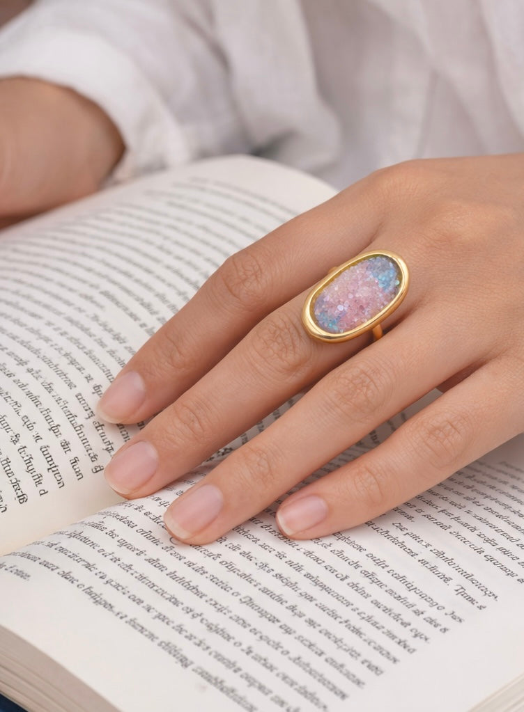 Mermaid resin ring