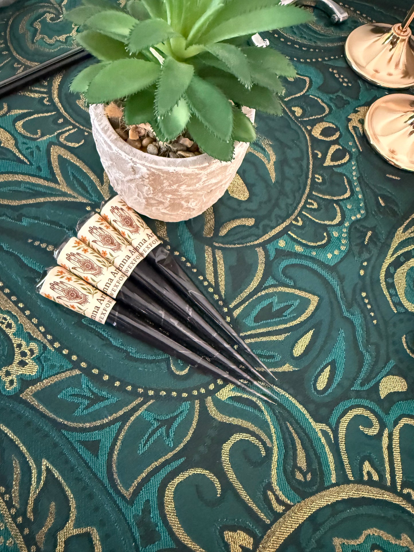 Henna Cones for Body Art - Set of 4